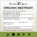 Herbal Roots Organic Beet Root Capsules