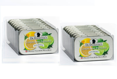 Dr. Doolittle's Pastilles Lemon Lime Sugar Free 60g Tin