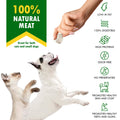 Freeze Dried Chicken Treats for Cats and Small Dogs - All Natural Meat Cubes Raw Pet Food - Human Grade High-Protein Snacks & Grain-Free Jerky Chews