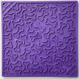 Bones Design Emat Enrichment Licking Mat - Purple