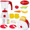 Toy Life Toy Blender and Toy Toaster -17 Pieces