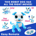 Robo Pets Robot Dog Toy for Kids - Remote Control Robot Puppy Interactive STEM Toy