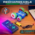 Mini Tornado Remote Controlled LED Stunt Car