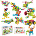 Picasso Tiles STEM Learning 250 Piece Kids Engineering Construction Set PTN250