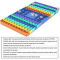 Rainbow Rectangle Carom Board Popit Fidget Toy