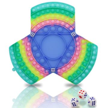 3 Player Carom Bubble Poppit Toy