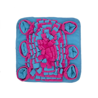 Hot Pink & Blue Snuffle (Feeding) Pad